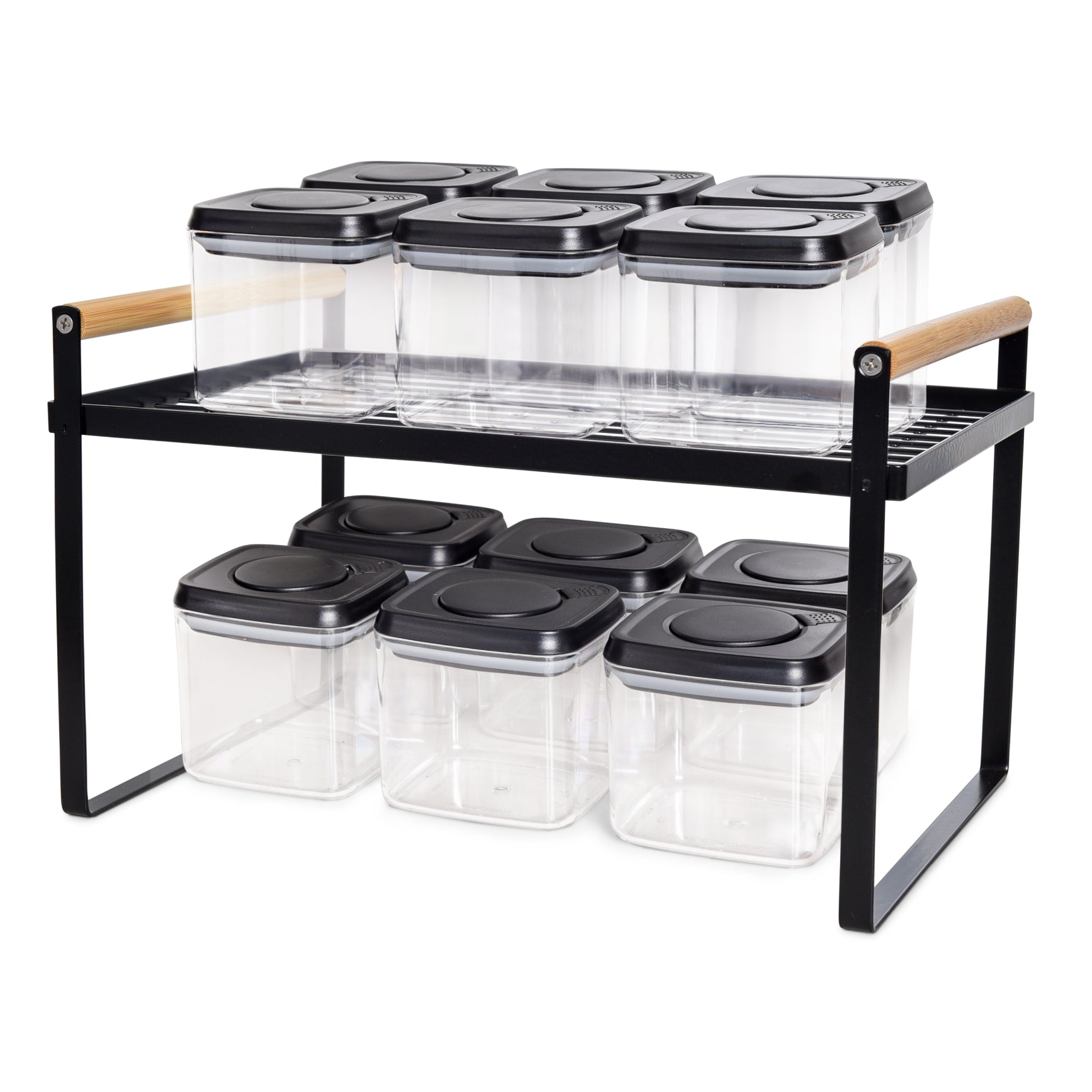 Minimalist Spice Storage Set - Black