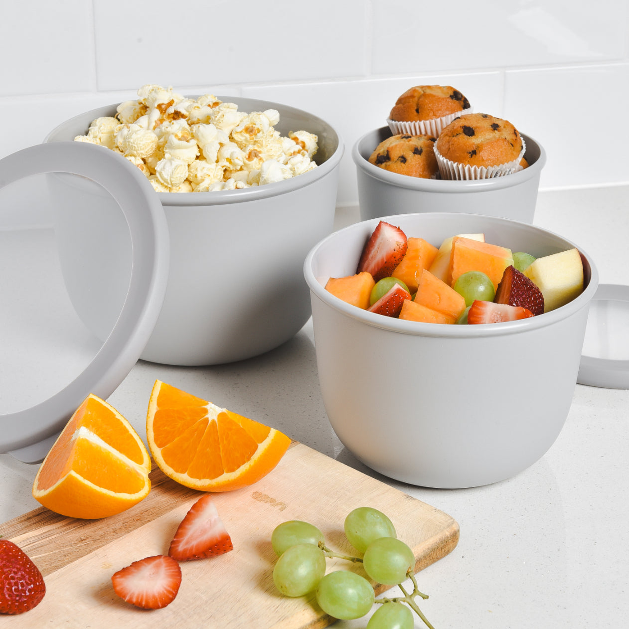 Food Storage Containers 3 Set - Round