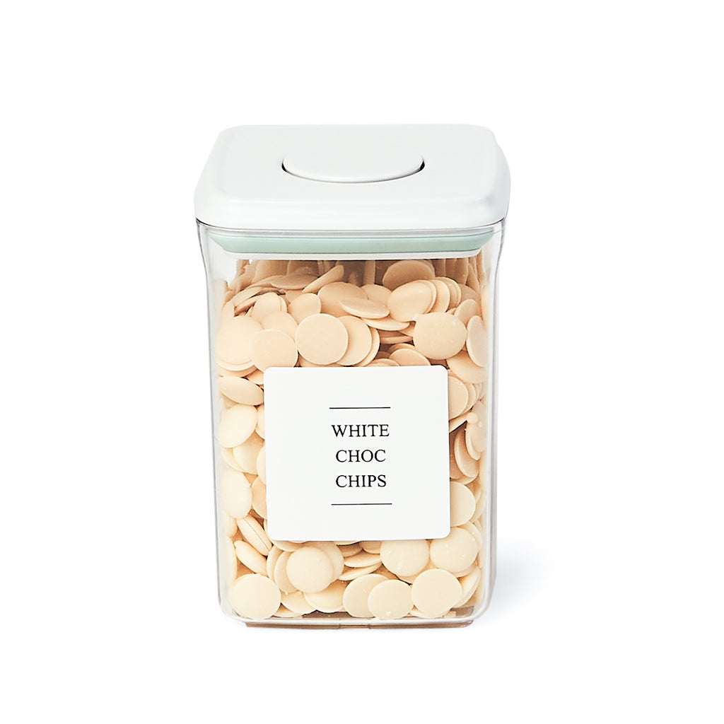 Push Top Pantry Container - 900ml Airtight - White Lid, Blissful Little  Home